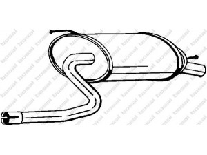 BOSAL 219-135 galinis duslintuvas 
 Išmetimo sistema -> Duslintuvas
14300-60G22, 14300-60G30, 14300-60G51