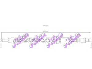 Brovex-Nelson H4089 stabdžių žarnelė 
 Stabdžių sistema -> Stabdžių žarnelės
1666294, 6490376, 6667473, 6828211