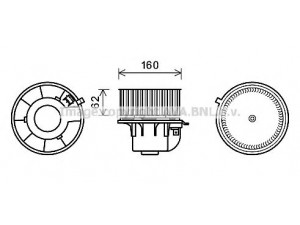 AVA QUALITY COOLING FD8499 elektrovariklis, vidinis pūtiklis 
 Šildymas / vėdinimas -> Orpūtė/dalys
1027751, 1027753, 1085691, 6699986