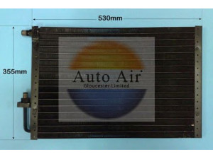 AUTO AIR GLOUCESTER 16-21X14 kondensatorius, oro kondicionierius