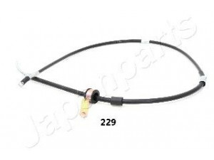 JAPANPARTS BC-229 trosas, stovėjimo stabdys 
 Stabdžių sistema -> Valdymo svirtys/trosai
4643020580