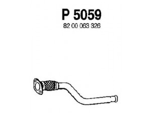 FENNO P5059 išleidimo kolektorius 
 Išmetimo sistema -> Išmetimo vamzdžiai
BM50207, 8200468538