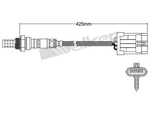 WALKER PRODUCTS 250-24490 lambda jutiklis 
 Variklis -> Variklio elektra
97224011, 96394003, 96394004, 96394003