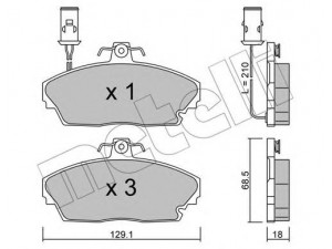 METELLI 22-0689-0 stabdžių trinkelių rinkinys, diskinis stabdys 
 Techninės priežiūros dalys -> Papildomas remontas
45022-SG9-000, GBP90309, GBP90311
