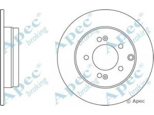 APEC braking DSK2439 stabdžių diskas 
 Dviratė transporto priemonės -> Stabdžių sistema -> Stabdžių diskai / priedai
584113K100, 584113K110