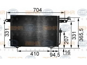 HELLA 8FC 351 035-531 kondensatorius, oro kondicionierius 
 Oro kondicionavimas -> Kondensatorius
4A0 260 401 A, 4A0 260 401 AC, 4A0 260 403 AB