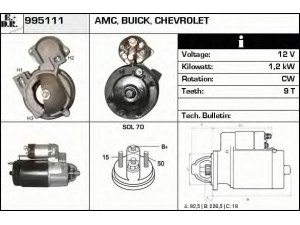 EDR 995111 starteris