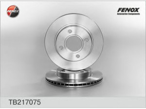 FENOX TB217075 stabdžių diskas 
 Stabdžių sistema -> Diskinis stabdys -> Stabdžių diskas
1019604, 1066271, 1107768, 1320581