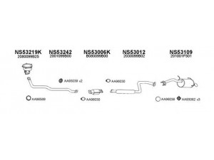 VENEPORTE 530174 išmetimo sistema 
 Išmetimo sistema -> Išmetimo sistema, visa