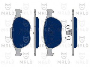 MAL? 1050076 stabdžių trinkelių rinkinys, diskinis stabdys 
 Techninės priežiūros dalys -> Papildomas remontas
2M5V2K021AA, 4346371, 4387361