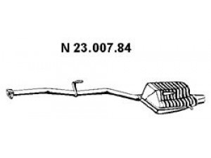 EBERSPÄCHER 23.007.84 galinis duslintuvas 
 Išmetimo sistema -> Duslintuvas
209 490 51 21