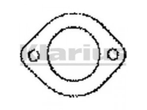 KLARIUS 410040 tarpiklis, išleidimo kolektorius
116003016501, 11601017200, 116010172000