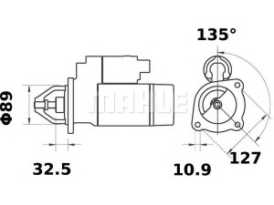 MAHLE ORIGINAL MS 222 starteris
2147483647, 6510 783 M91
