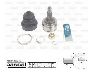 PASCAL G18029PC jungčių komplektas, kardaninis velenas
44117-78K00, 44118-78K00
