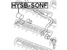 FEBEST HYSB-SONF skersinio stabilizatoriaus įvorių komplektas
54813-39001, 54813-39100