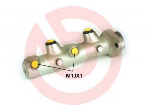 BREMBO M A6 011 pagrindinis cilindras, stabdžiai 
 Stabdžių sistema -> Pagrindinis stabdžių cilindras
500374416, 504042984, 504089710