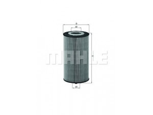 KNECHT OX 358D alyvos filtras 
 Techninės priežiūros dalys -> Techninės priežiūros intervalai
077115401AA, 077115401AC, 077115433B