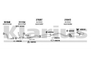 KLARIUS 940375E išmetimo sistema 
 Išmetimo sistema -> Išmetimo sistema, visa