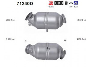 AS 71240D katalizatoriaus keitiklis 
 Išmetimo sistema -> Katalizatoriaus keitiklis
1644905114
