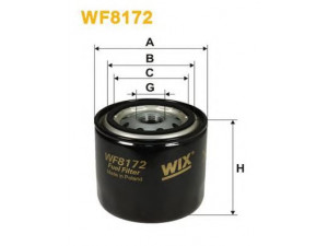 WIX FILTERS WF8172 kuro filtras 
 Techninės priežiūros dalys -> Papildomas remontas
OK98, 13240023, 5132002350, 5132400090