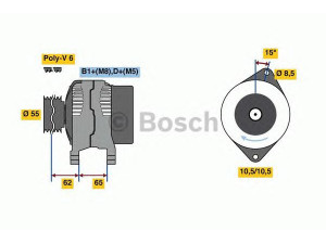 BOSCH 0 986 081 420 kintamosios srovės generatorius 
 Elektros įranga -> Kint. sr. generatorius/dalys -> Kintamosios srovės generatorius
504036769, 504036769