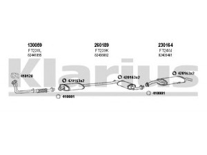 KLARIUS 330125E išmetimo sistema 
 Išmetimo sistema -> Išmetimo sistema, visa
