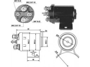 MAGNETI MARELLI 940113050070 solenoidinis jungiklis, starteris