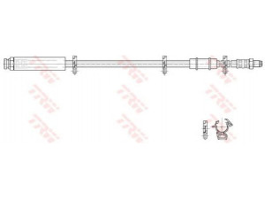 TRW PHB292 stabdžių žarnelė 
 Stabdžių sistema -> Stabdžių žarnelės
7567862, 480635, ZF07567862, 0000007534263