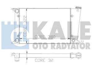 KALE OTO RADYATÖR 117800 radiatorius, variklio aušinimas 
 Aušinimo sistema -> Radiatorius/alyvos aušintuvas -> Radiatorius/dalys
171121253E, 171121253S