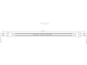 REMKAFLEX 1507 stabdžių žarnelė 
 Stabdžių sistema -> Stabdžių žarnelės
9094702129, 9094702226