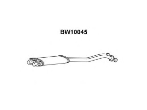 VENEPORTE BW10045 priekinis duslintuvas 
 Išmetimo sistema -> Duslintuvas
18121175908, 18121246658