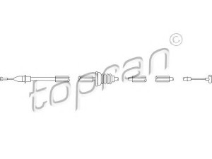 TOPRAN 113 435 kabelis, durų atlaisvinimas 
 Užrakinimo sistema -> Rankenėlės
6Y6 839 099B, 6Y6 839 099C, 6Y6 839 099D