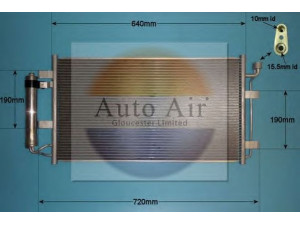 AUTO AIR GLOUCESTER 16-1400 kondensatorius, oro kondicionierius 
 Oro kondicionavimas -> Kondensatorius
921003NA0A