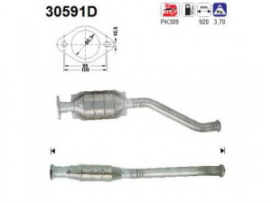 AS 30591D katalizatoriaus keitiklis 
 Išmetimo sistema -> Katalizatoriaus keitiklis
7700876146