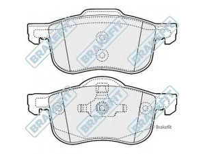 APEC braking PD3044 stabdžių trinkelių rinkinys, diskinis stabdys 
 Techninės priežiūros dalys -> Papildomas remontas