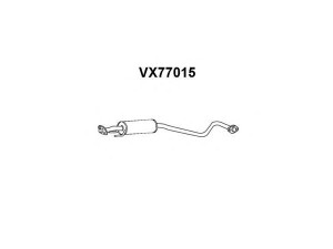VENEPORTE VX77015 priekinis duslintuvas 
 Išmetimo sistema -> Duslintuvas
5852003, 90529166, 90572451, 5852003