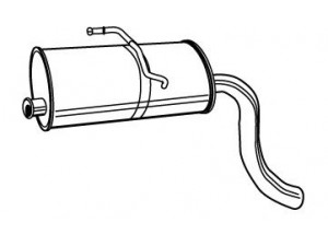 FONOS 613993 galinis duslintuvas 
 Išmetimo sistema -> Duslintuvas
1726AG, 1726AH, 1726KY, 1726KZ