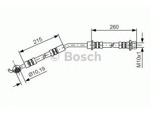 BOSCH 1 987 481 410 stabdžių žarnelė 
 Stabdžių sistema -> Stabdžių žarnelės
90947 02E07, 90947 02E07