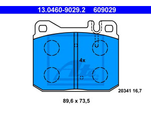 ATE 13.0460-9029.2 stabdžių trinkelių rinkinys, diskinis stabdys 
 Techninės priežiūros dalys -> Papildomas remontas
000 420 59 20, 000 420 60 20, 000 420 94 20