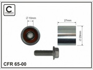 CAFFARO 65-00 kreipiantysis skriemulys, paskirstymo diržas 
 Diržinė pavara -> Paskirstymo diržas/komplektas -> Laisvasis/kreipiamasis skriemulys
06B 109 244, 06B 109 477, 06B 109 244