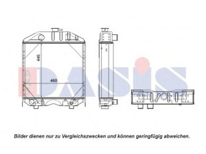 AKS DASIS 440586N radiatorius, variklio aušinimas