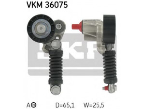 SKF VKM 36075 įtempiklio skriemulys, V formos rumbuotas diržas 
 Diržinė pavara -> V formos rumbuotas diržas/komplektas -> Įtempiklio skriemulys
77 00 862 152