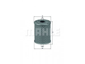 KNECHT OX 79D alyvos filtras 
 Techninės priežiūros dalys -> Techninės priežiūros intervalai
0117980, 101687, 117980B, 203592