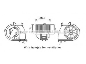 AVA QUALITY COOLING RT8595 elektrovariklis, vidinis pūtiklis 
 Šildymas / vėdinimas -> Orpūtė/dalys
7701044804