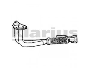 KLARIUS 301311 išleidimo kolektorius 
 Išmetimo sistema -> Išmetimo vamzdžiai
GEX12081, 18210SM4X33, GEX12081
