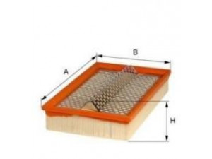 UNIFLUX FILTERS XA292 oro filtras 
 Filtrai -> Oro filtras
5017 002, 5018 032, 860 X 9601 ABA