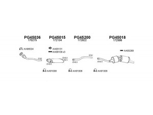 VENEPORTE 450231 išmetimo sistema