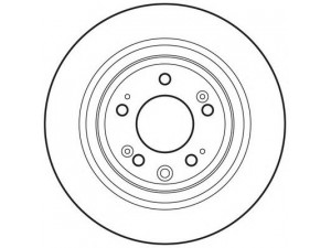 BENDIX 562697BC stabdžių diskas 
 Stabdžių sistema -> Diskinis stabdys -> Stabdžių diskas
42510TL0G50, 42510TL0G51