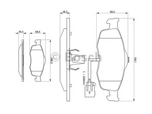BOSCH 0 986 424 359 stabdžių trinkelių rinkinys, diskinis stabdys 
 Techninės priežiūros dalys -> Papildomas remontas
1022079, 1079348, 1096940, 1130758