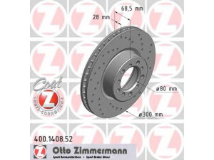 ZIMMERMANN 400.1408.52 stabdžių diskas 
 Dviratė transporto priemonės -> Stabdžių sistema -> Stabdžių diskai / priedai
126 421 0412, 126 421 0512